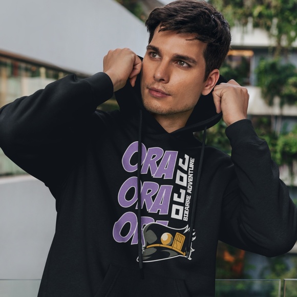 ORA ORA ORA JOJO:: UNISEX CUSTOM HOODIE - Picture 3 of 4